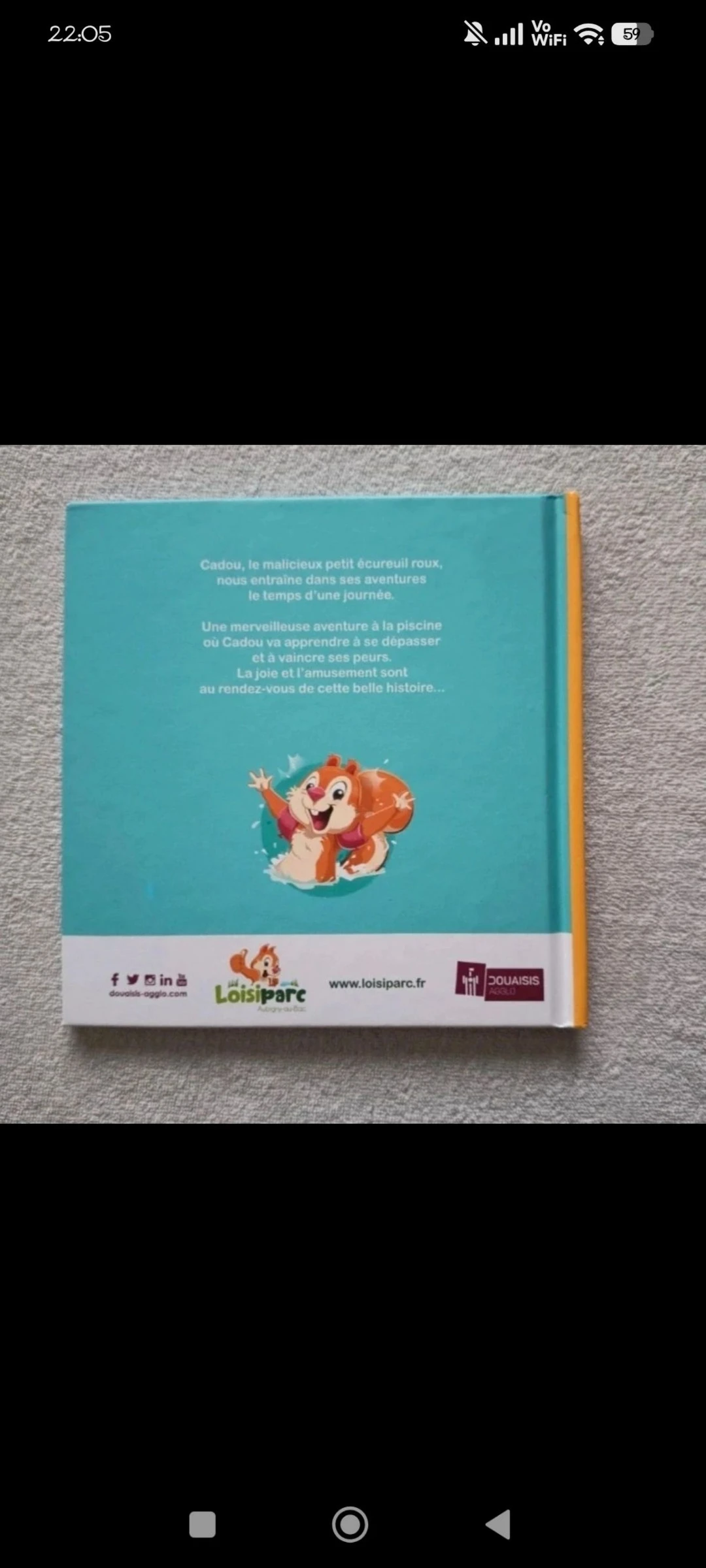 Children's book "Cadou at the Pool" - Loisiparc Edition – photo 5